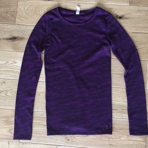 Purple camouflage top